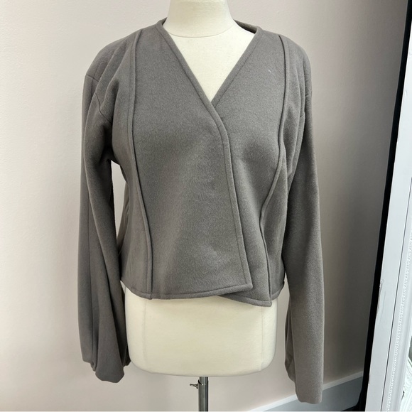 Malloni Jackets & Blazers - Malloni Snap Button Up Jacket in Grey